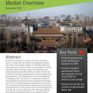 China Geothermal Energy Market Overview 2021