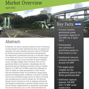 El Salvador Geothermal Energy Market Overview 2021