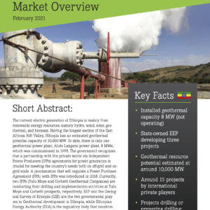 Ethiopia Geothermal Energy Market Overview 2021
