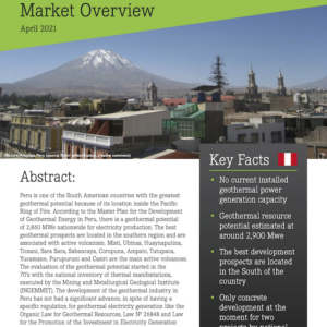 Peru Geothermal Energy Market Overview 2021