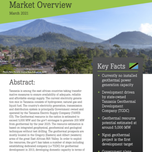 Tanzania Geothermal Energy Market Overview 2021